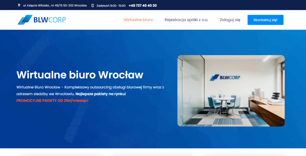 BLWcorp - recenzja wirtualnego biura